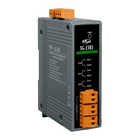 SG-3383 CR: Трехканальный разветвитель аналогового сигнала (ток), ICPDAS