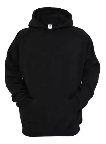 Sudadera Lisa Capucha Con Gorro Cangurera Yazbek Unisex Meses Sin Interés