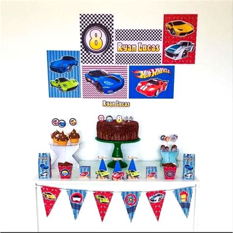 Kit Festa Só Um Bolinho Hot Wheels Elo Produtos Especiais
