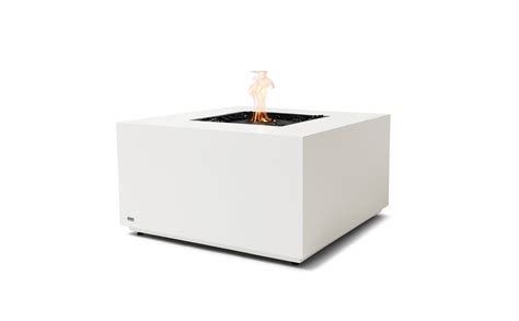 Ecosmart Base 40 Natural Square Bioethanol Fire Table In Stock