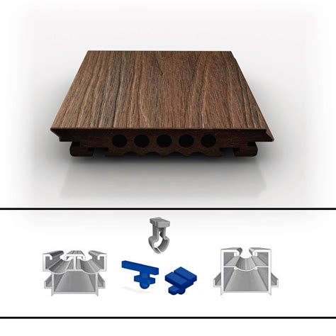 Pack M2 Tarima TecnolÓgica Accesorios Grapa Oculta Mod Ipe