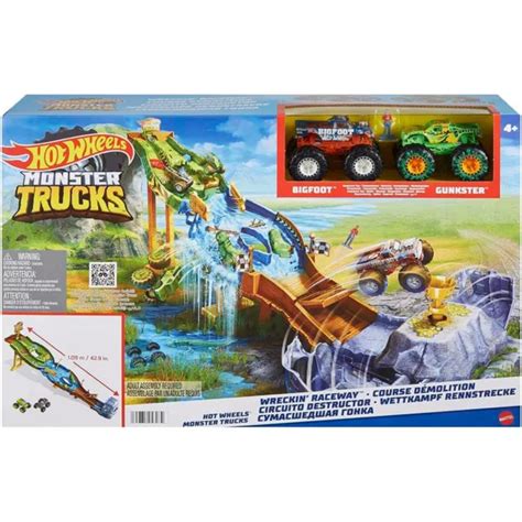 HOT WHEELS MONSTER Camions Wreckin Circuit Set de Jeu Avec Âges EUR PicClick FR