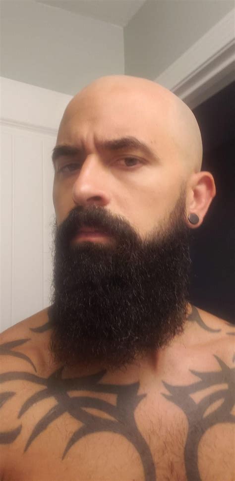 Decided To Shave One Year In Again Bald Men With Beards Bald