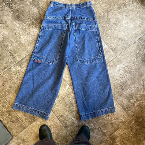 Jnco Rollin Dark Stone Jeans No Damage X Depop