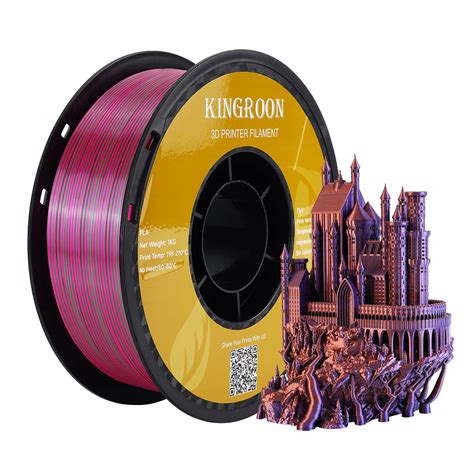 multicolor filamentdual color pla tri color pla kingroon