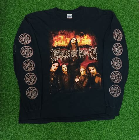 VINTAGE CRADLE OF FILTH LONG SLEEVE, Men's Fashion, Tops & Sets ...