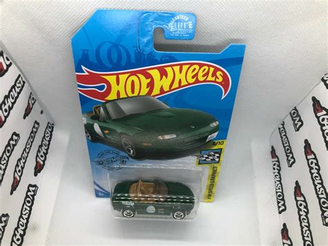 Hot Wheels Mazda MX Miata Gamestop Exclusive Mainline HW Speed Graphics
