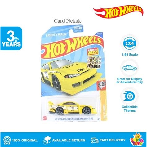 Hot Wheels Lb Super Silhouette Nissan Silvia S Lbwk Yellow Factory Sealed Lazada