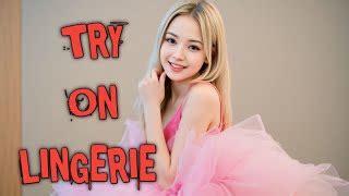 K Usa Lingerie Transparent Try On Haul Close Ups See Through Dress No Bra Micro Bikini