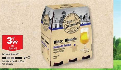 Promo Bi Re Blonde Pays Gourmand Chez Aldi Icatalogue Fr