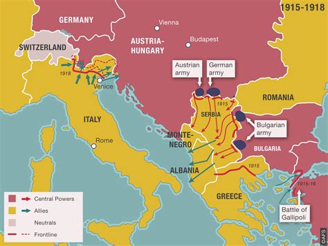 La Primera Guerra Mundial En Mapas La Casa De Ana Frank