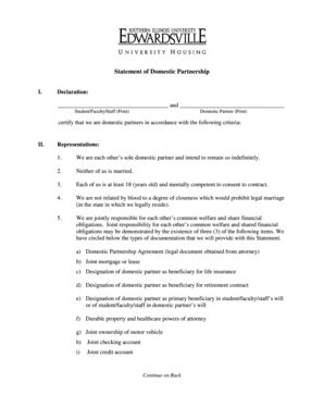 Fillable Online Siue The Ohio State University Office Of Human Resources Affidavit Of Same Sex