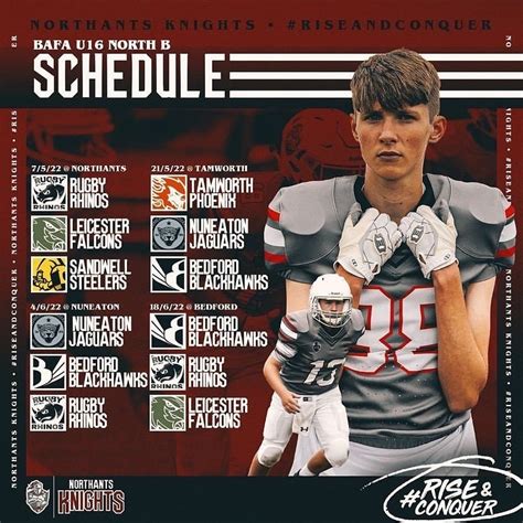 knights youth  set  exciting season northants knights american