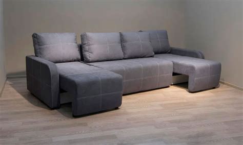 Угловые мягкие диваны больших размеров - 98 фото