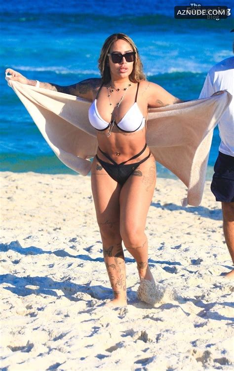 Rafaella Santos Sexy Spotted Showing Off Her Voluptuous Bikini Body At The Beach In Rio De