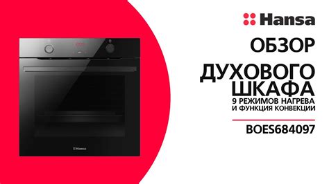 Духовой шкаф Hansa BakingPro BOES684097 - YouTube