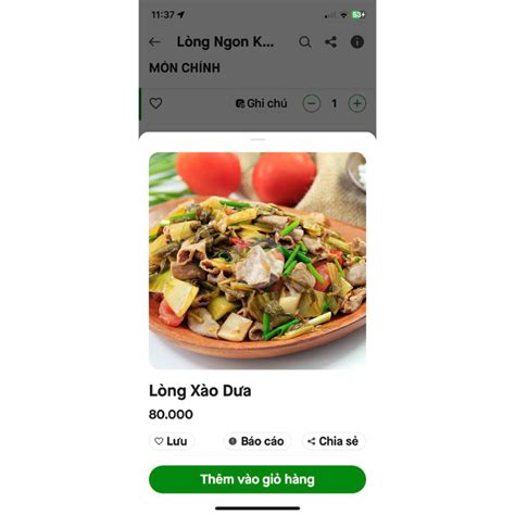 Lòng xào dưa Shopee Việt Nam