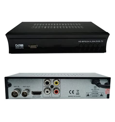 Hd Set Top Box Dvb-t2 Terrestrial Digital Tv Receiver Dvb T2 H.264 Fta ...