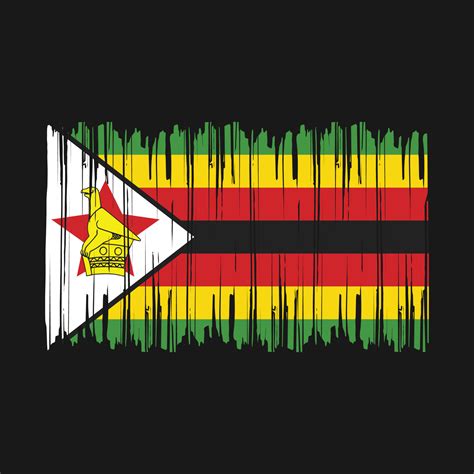 Zimbabwe Flag Brush 20477823 Vector Art at Vecteezy