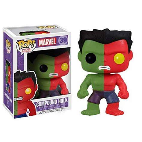 Funko POP! Vinyl Marvel: Compound Hulk Action Figure Toy Anxiety ...