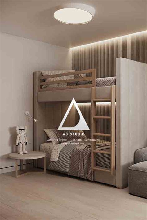 desain kamar tidur anak  ruang bersama solusi hemat tempat ad