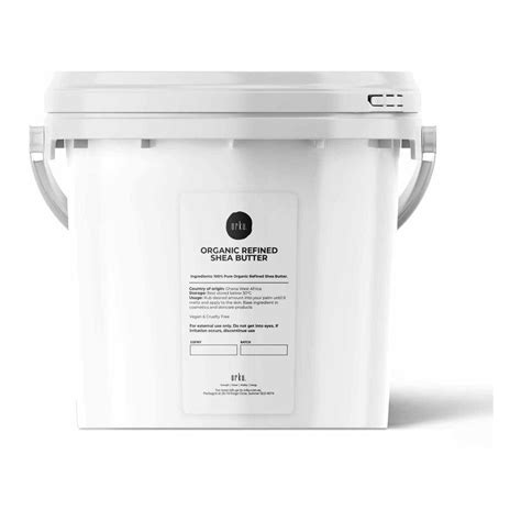 5kg Refined Shea Butter Organic Tub Raw Pure African Karite