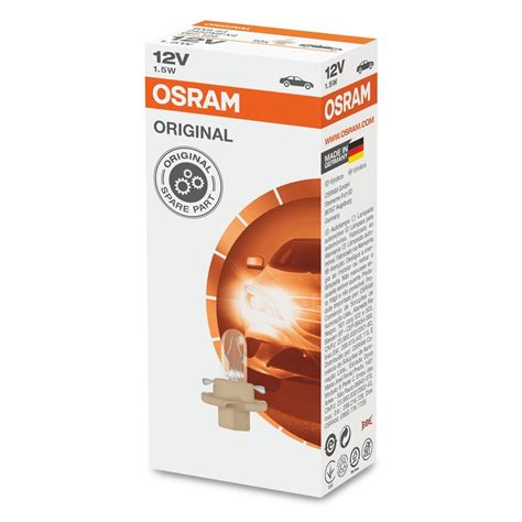 Glühlampe, Instrumentenbeleuchtung 2452MFX6 OSRAM ORIGINAL LINE 12V 1 ...