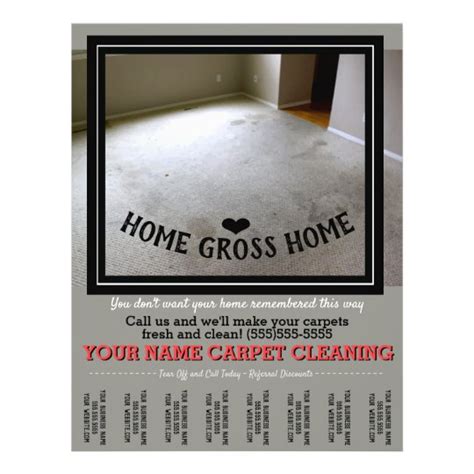 Carpet Cleaning Floor Customizable Advertising Flyer