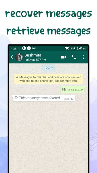دانلود برنامه Recover Messages Whatsdeleted اندروید بازار