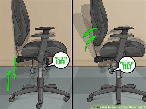 3 Ways To Adjust Office Chair Height Wikihow