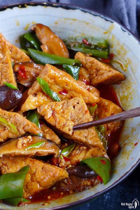 Braised Tofu Sichuan Style 家常豆腐 Red House Spice