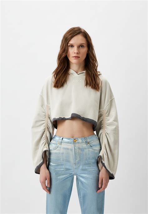 Худи Pinko, цвет: бежевый, RTLADI969601 — купить в интернет-магазине Lamoda