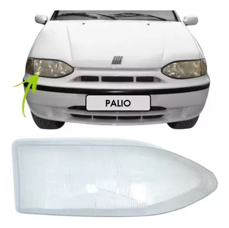 Lente Farol Palio 96 97 98 99 00 01 Foco Duplo Ld Acrilico