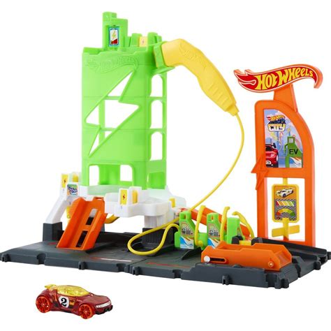 Mattel Hot Wheels City Super Nab Jec Stanice Max Kovy Hra Ky