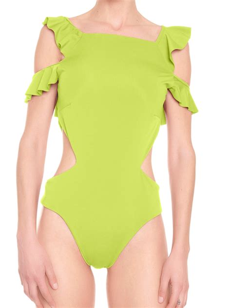 Sustainable Nude Shoulder One Piece R Ve De Rive Swimwear Swiss Impact Store