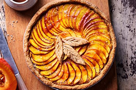 Tarte potimarron aux pommes caramel pâte sablée à la noisette de Kiss