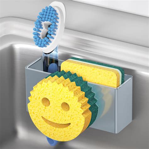 Amazon Murlong Sponge Holder Smiley Face Sink Caddy Sink