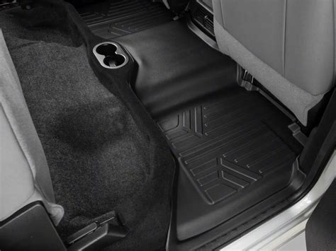 Rough Country Ram Heavy Duty Front Over The Hump And Rear Floor Mats Black R108483 12 18 Ram