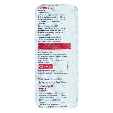 serapep  tablet  side effects price apollo pharmacy