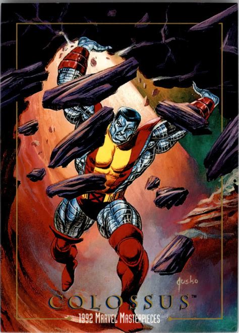 Classic X Men On Twitter 1992 Marvel Masterpieces 14 Colossus