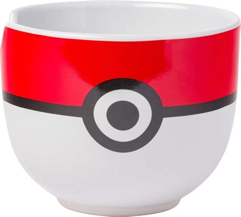 Silver Buffalo Pokemon Pokeball Ceramic Ramen Bowl With Chopsticks