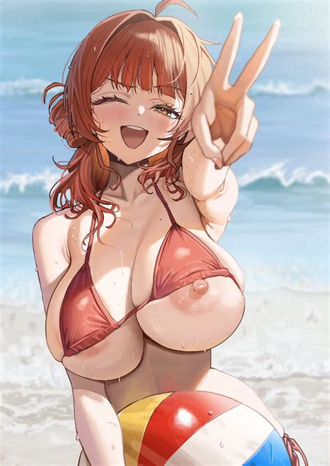 Nip Slip At The Beach Nudes PublicHentai NUDE PICS ORG