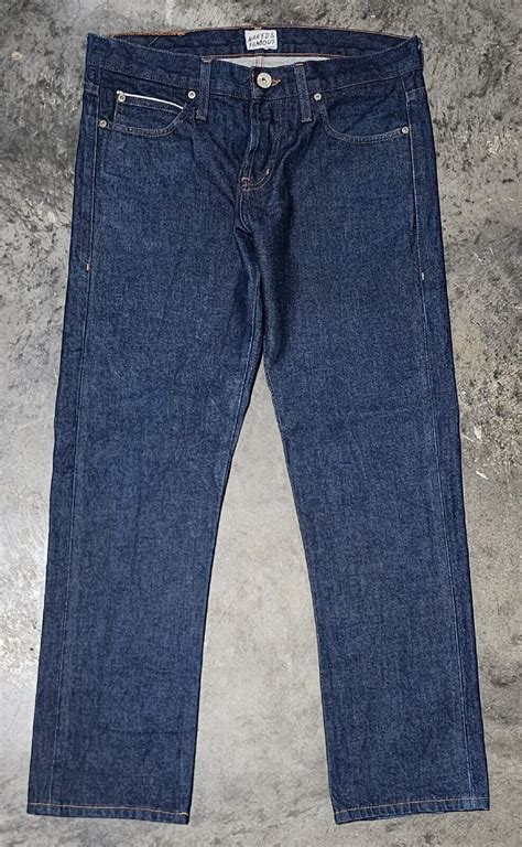 Naked Famous Skinny Guy Natural Indigo Revival Selv Gem