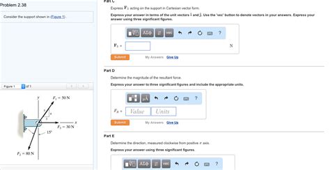 Solved Part C Problem 2.38 Consider the support shown in | Chegg.com 