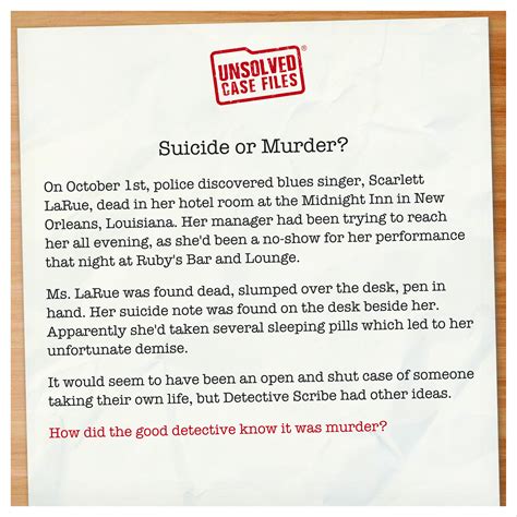 🚨Free mini case alert🚨 Think you're... - Unsolved Case Files