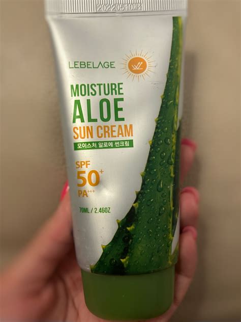 Солнцезащитный крем для лица Lebelage spf 50+ с алоэ - «Лучше крема ...
