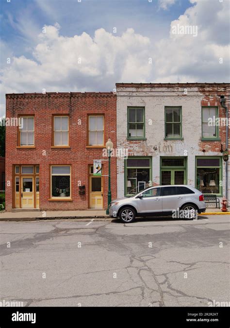 Weston Missouri May 18 2023 Downtown Main Street In Weston Mo