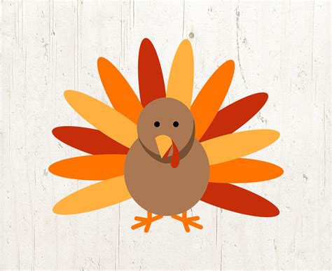 Turkey Svg Thanksgiving Svg Turkey Clipart Turkey Feathers Etsy