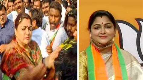 Fact Check Old Video Of Khushbu Sundar Slapping A Man Resurfaces After