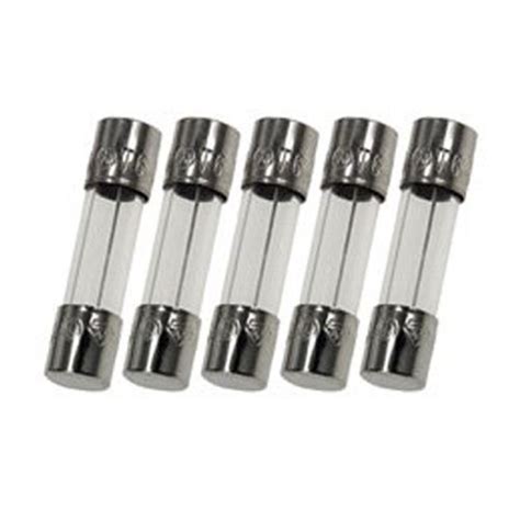 5 x T4AL250V, T4A 250V, T4L250V Glass fuses 5X20mm, 4A 250V, Slow-blow ...